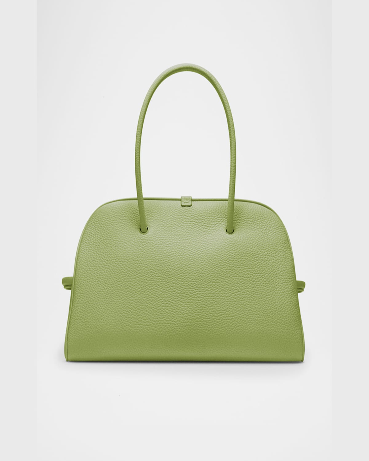 Jacquemus Zipper Opening And Closing Bowling Bag In Green