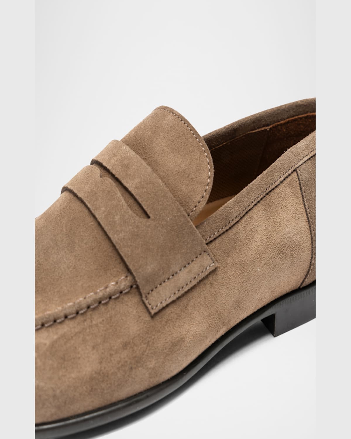 Rodd & Gunn Men's Spiga Suede Loafers In Taupe
