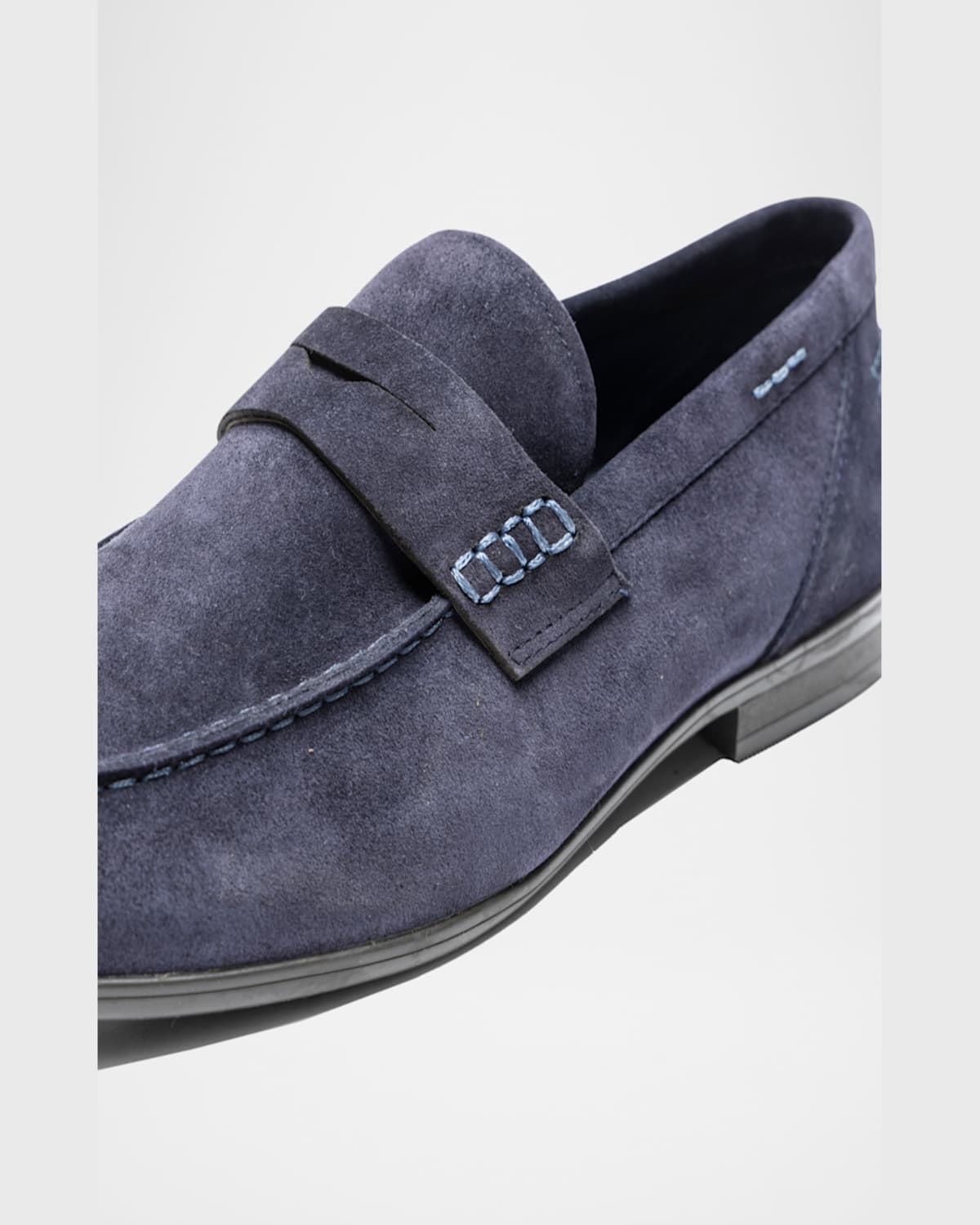 Rodd & Gunn Men's St. James Suede Loafers In Navy