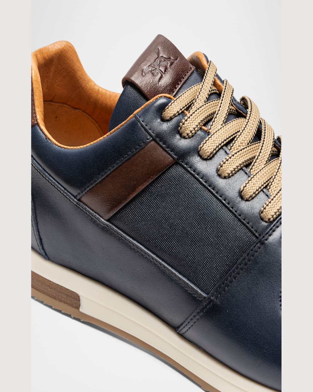 RODD & GUNN MEN'S PLIMMERTON LOW-TOP LEATHER SNEAKERS