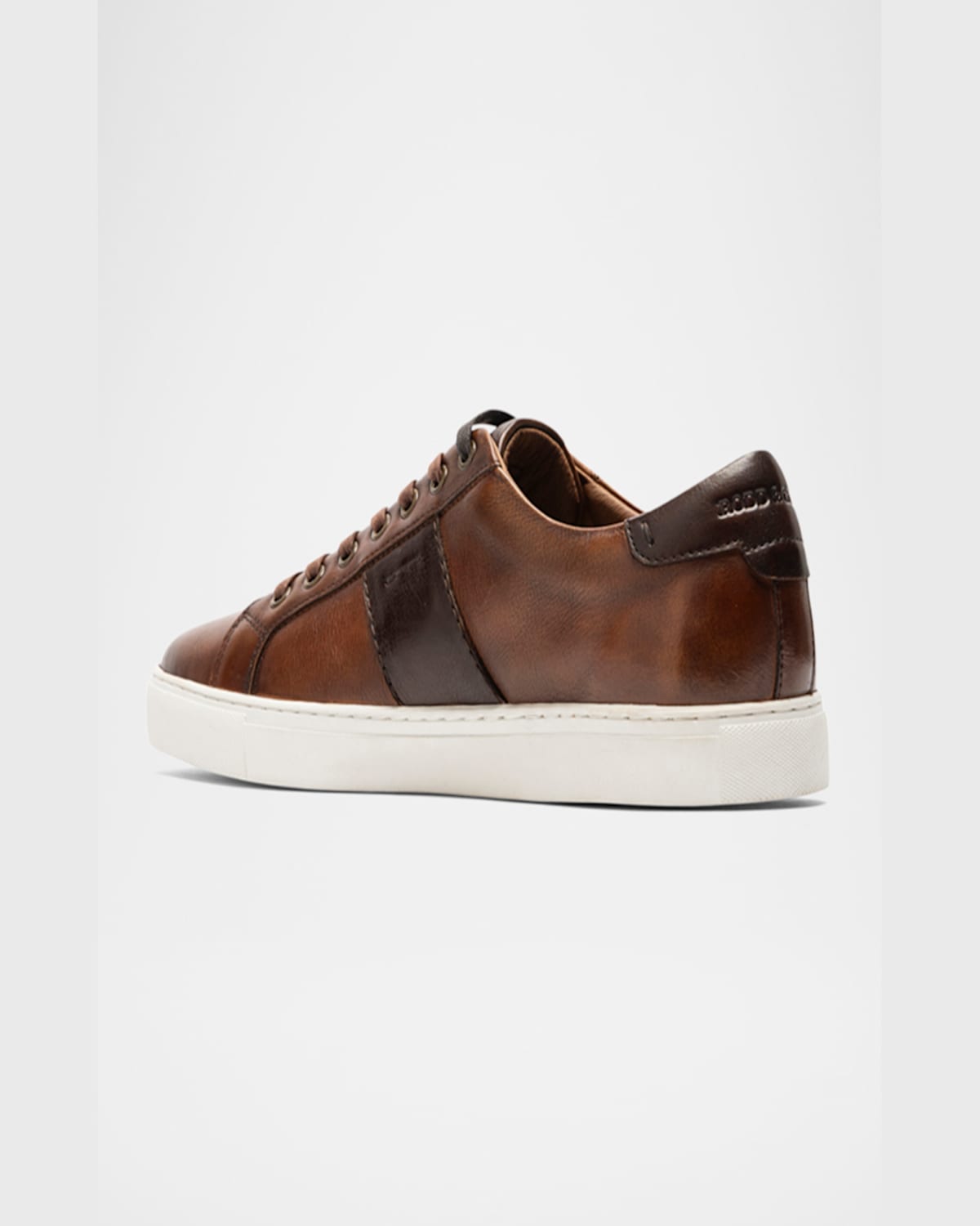 Rodd & Gunn Men's Endeavour Leather Cruise Sneakers In Cognac