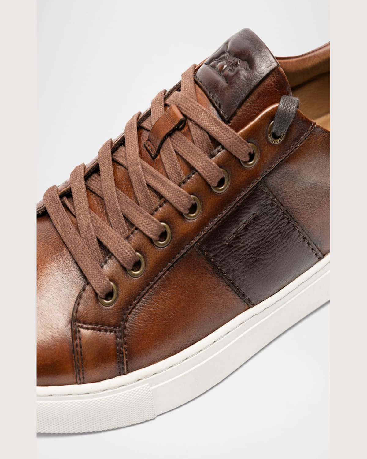 Rodd & Gunn Men's Endeavour Leather Cruise Sneakers In Cognac