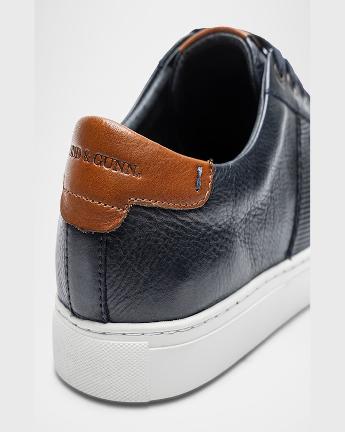 Rodd & Gunn Men's Endeavour Leather Cruise Sneakers In Navy