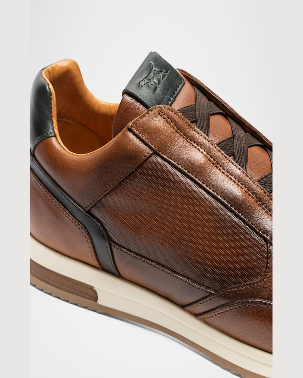 Rodd & Gunn Men's Pegasus Slip-on Leather Sneakers In Cognac