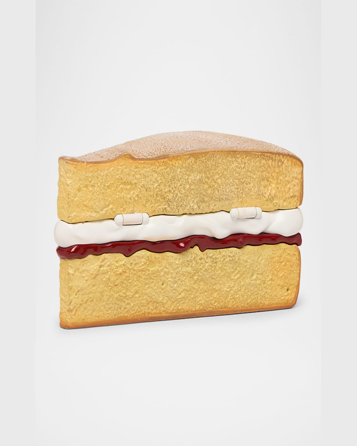 Jw Anderson Victoria Sponge Multicolor Clutch With Magnetic Closure In Resin Woman In 132 Beige