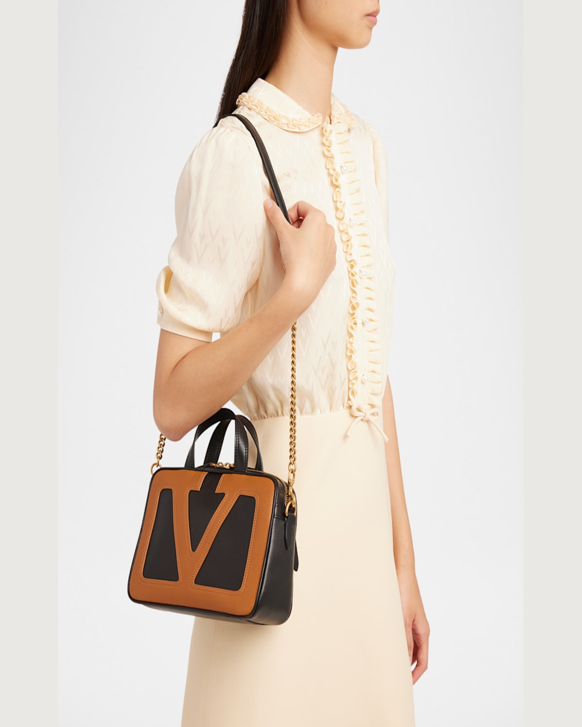Valentino Viva Superstar Crossbody Bags Multicolor In Nero Spice