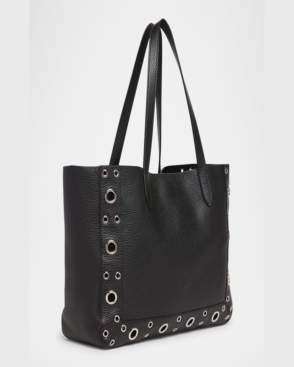 Valentino Nellcote Studded Leather Tote Bag In Nero