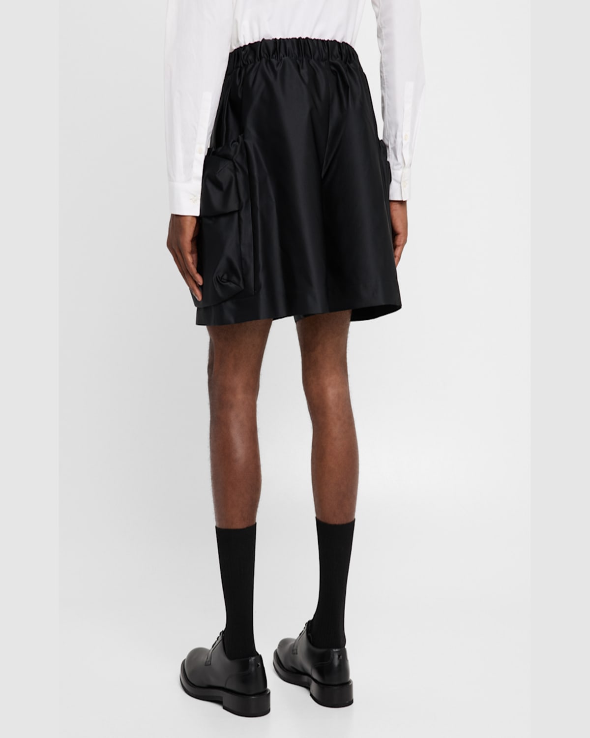 Simone Rocha Drawstring Cargo Shorts In Black