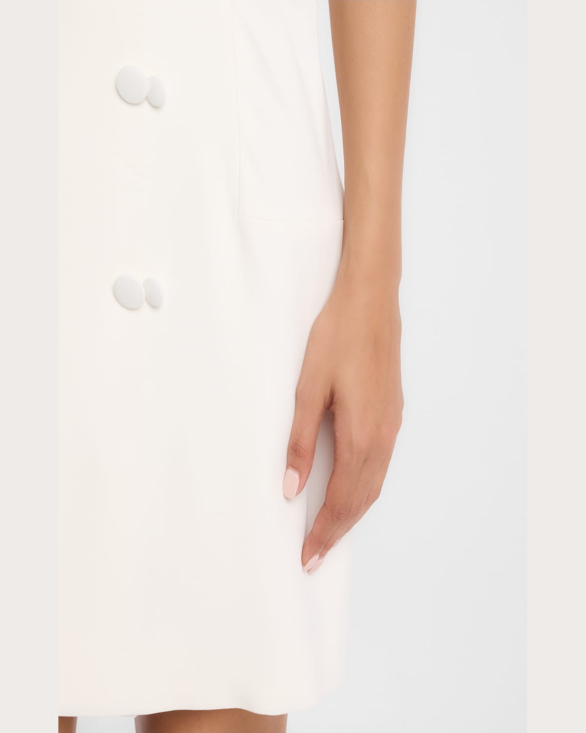 DICE KAYEK DOUBLE-BREASTED TUXEDO DRESS 