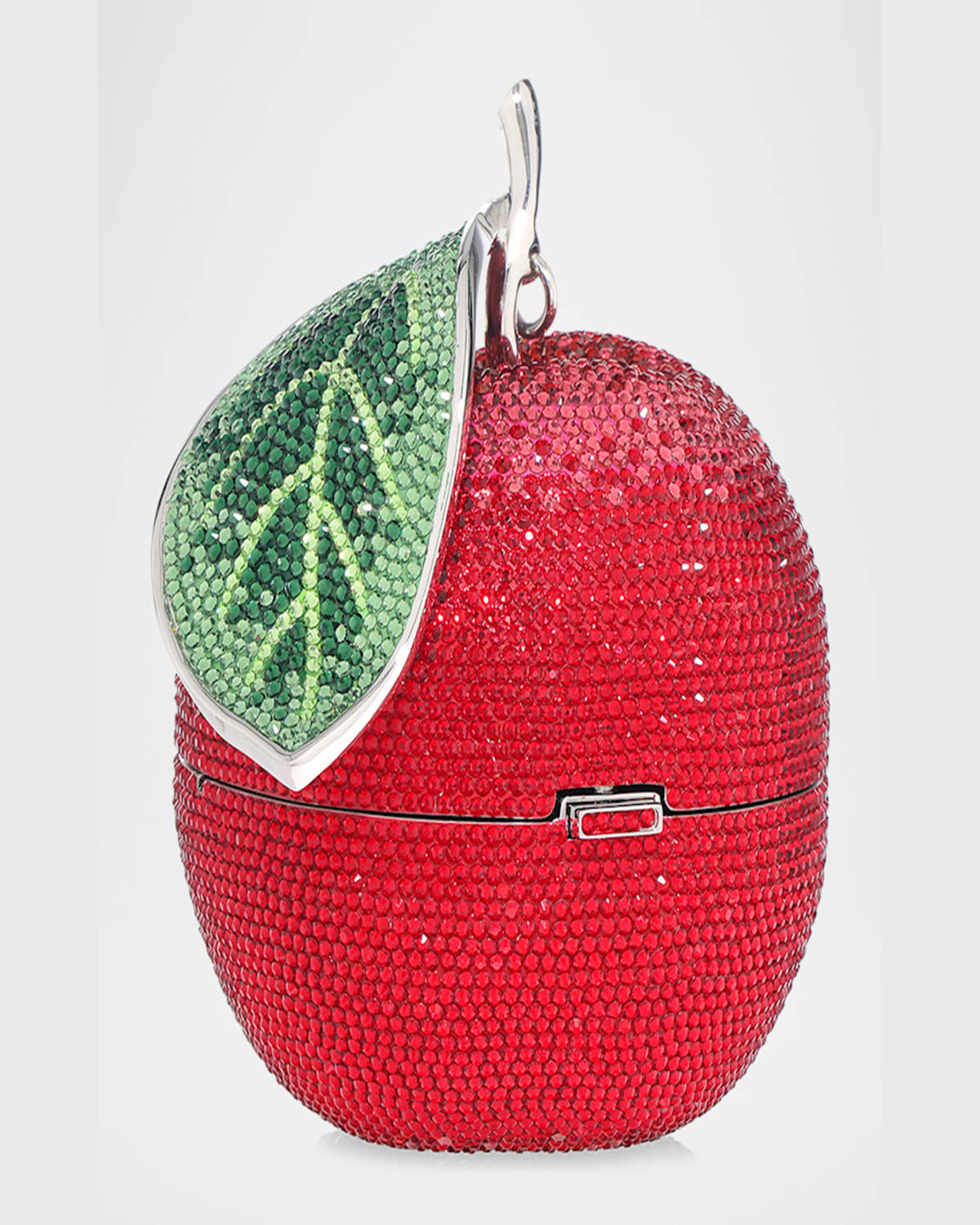 Judith Leiber Sweetie Apple Crystal Clutch Bag In Slsmt