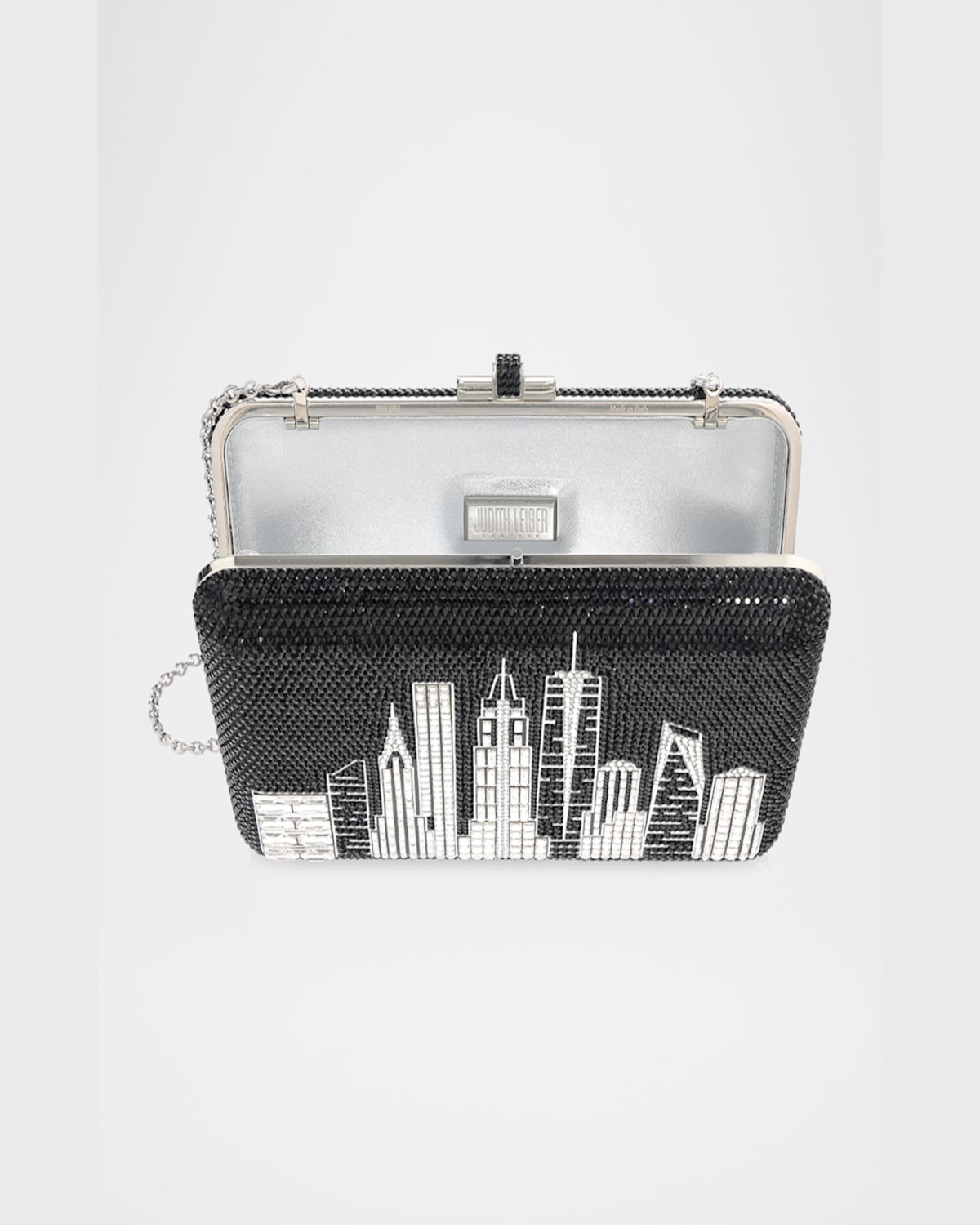 Judith Leiber Nyc Night Slim Crystal Clutch Bag In Sjtmt