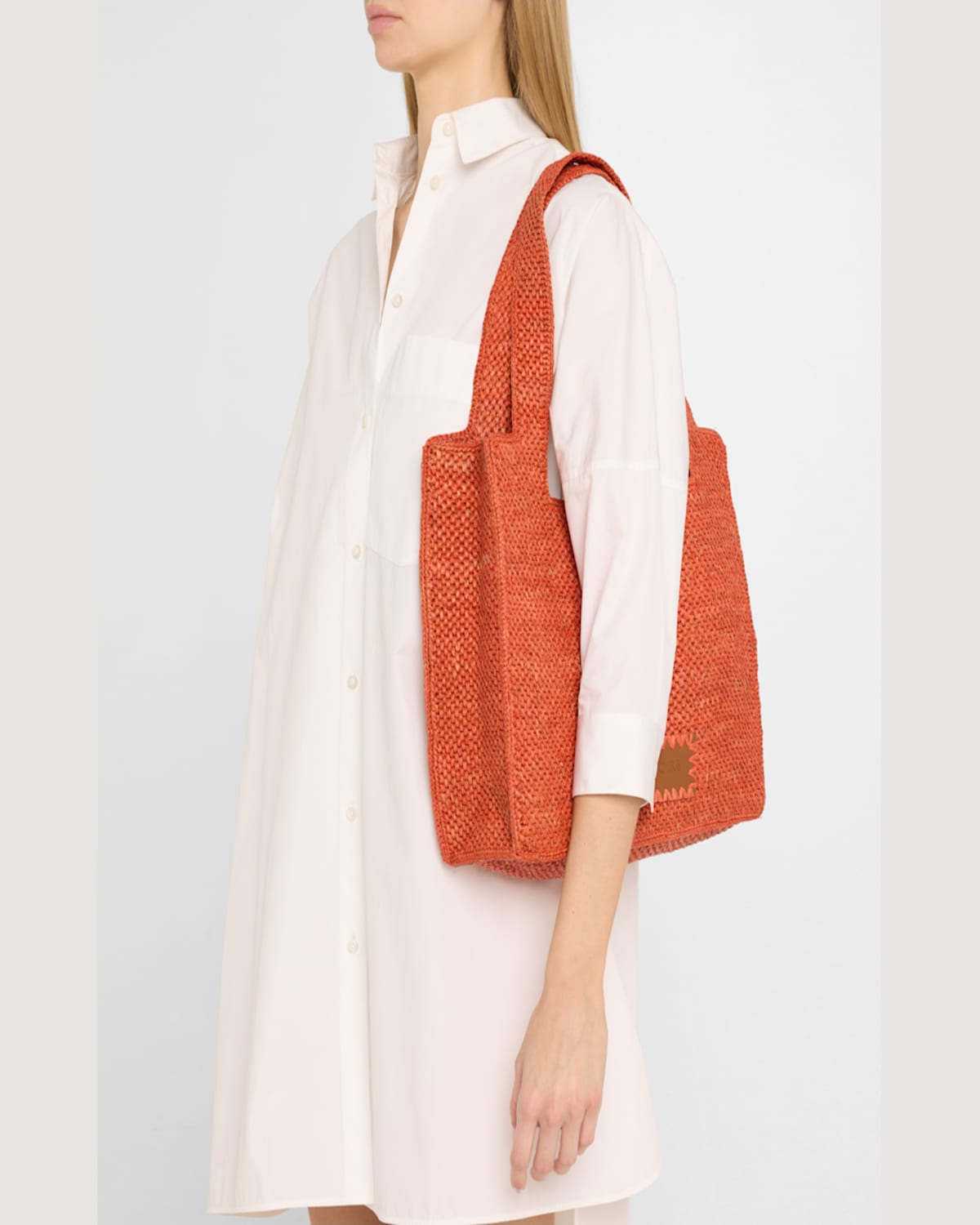 Themoirè Morea Medium Eco Fabric Shoulder Bag