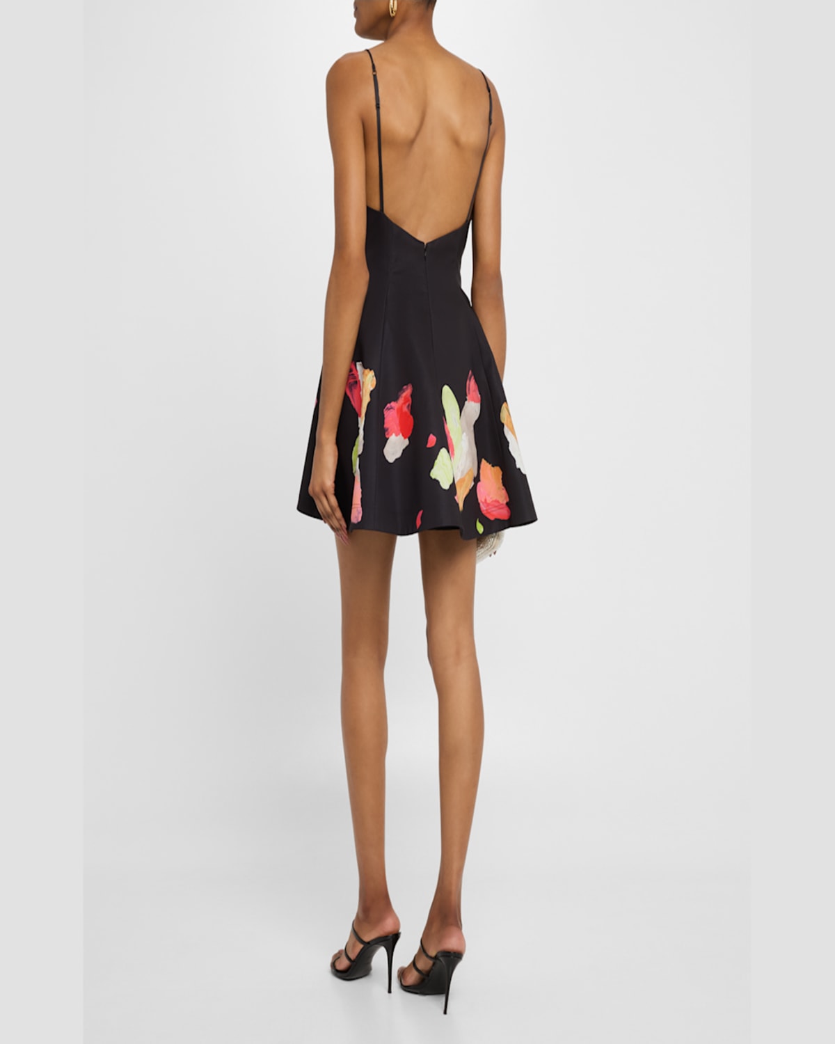 Shop Acler Samstone A-line Mini Dress In Abstract