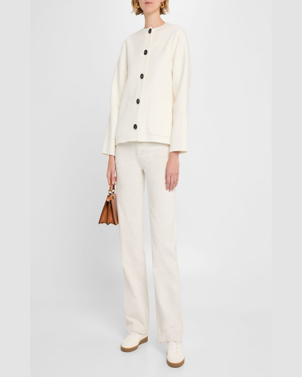 Loro Piana Navid Sb Jacket Cash Double In 1230 Nougat