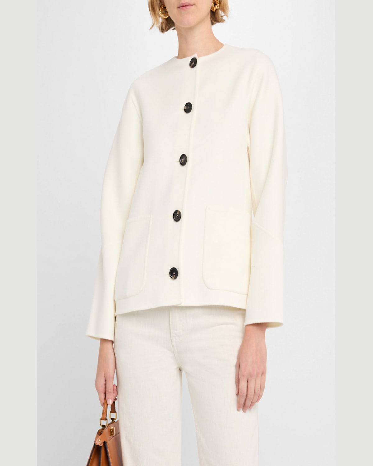 Loro Piana Navid Sb Jacket Cash Double In 1230 Nougat