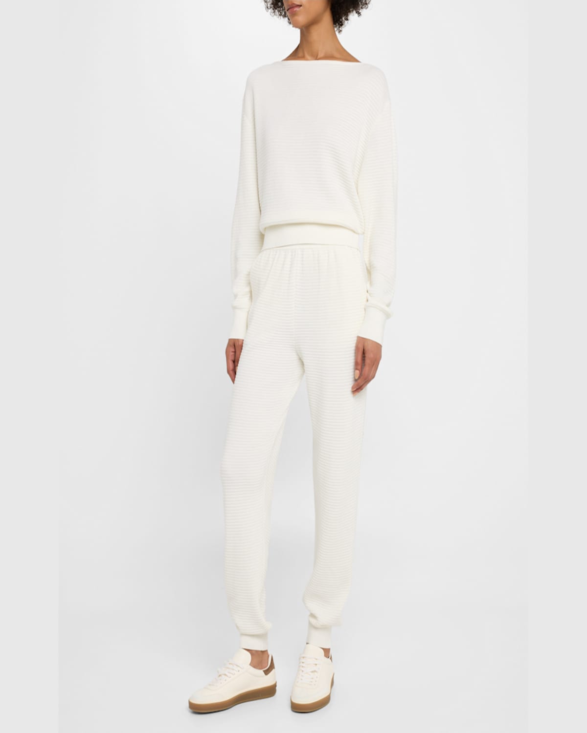 Loro Piana Dora Baltea Boat-neck Silk-cotton Sweater In 1511 Thrush
