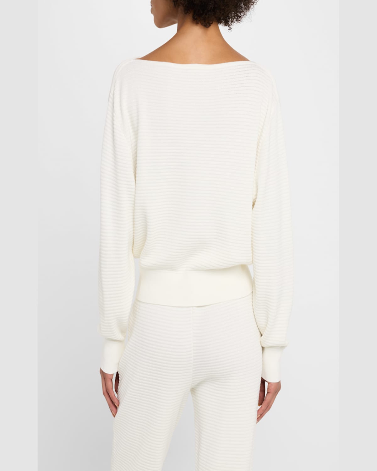 Loro Piana Dora Baltea Boat-neck Silk-cotton Sweater In 1511 Thrush