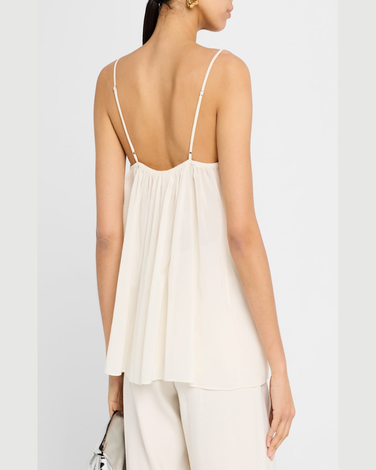A.l.c Macy Lace-trim Top In Cream