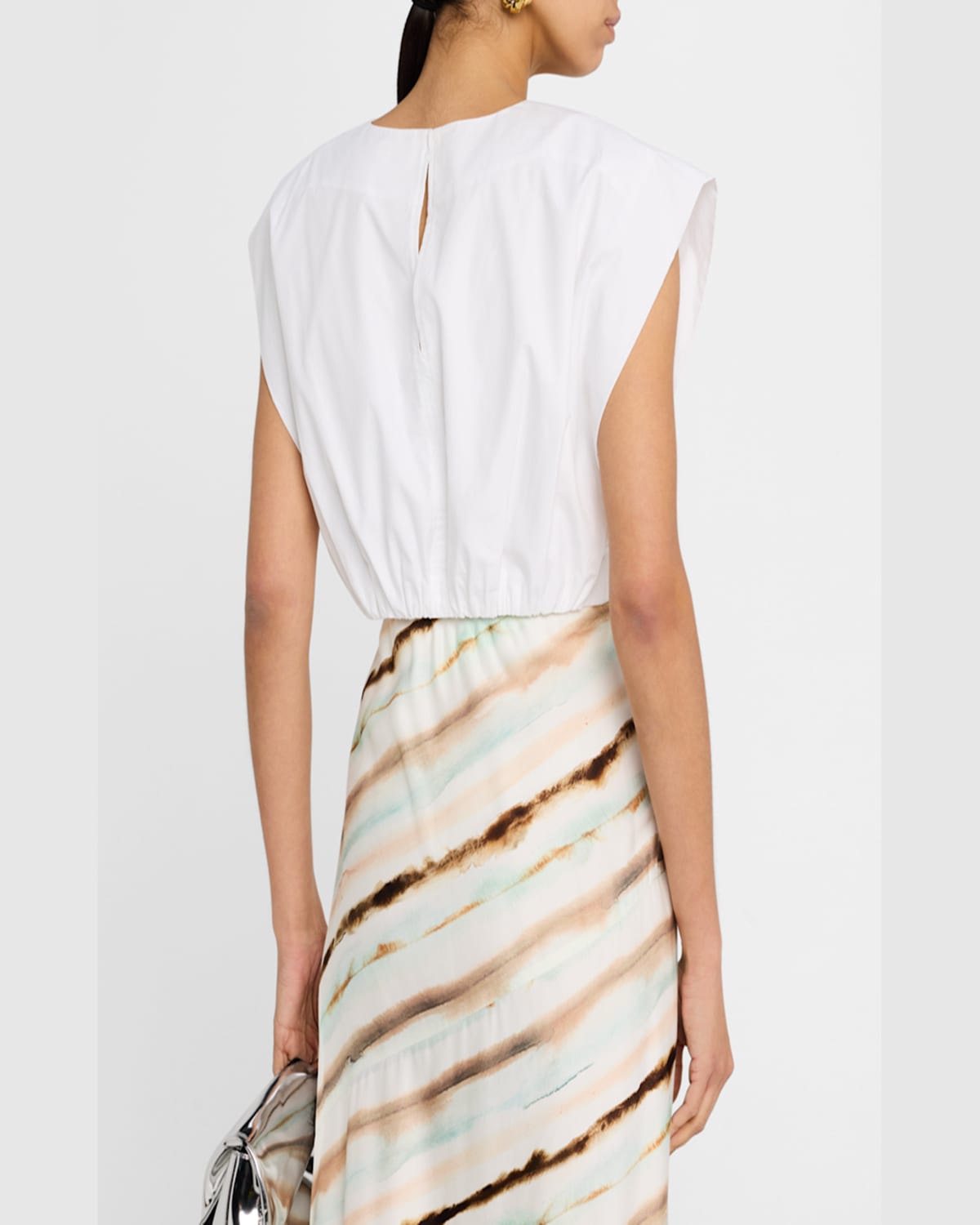 A.l.c A. L.c. Billie Extended Shoulder Top In White