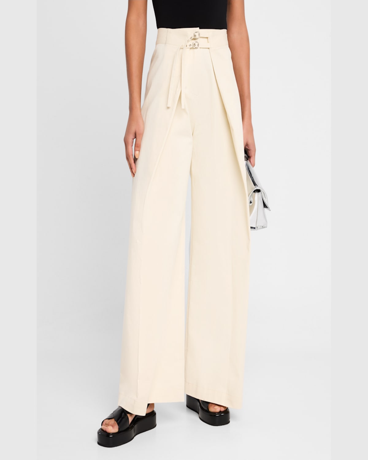 WYNN HAMLYN UTILITY WRAP TROUSERS 