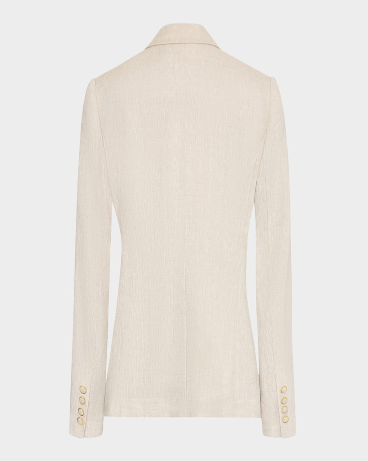 Milly Alexa Single-button Linen Blend Blazer In Natural