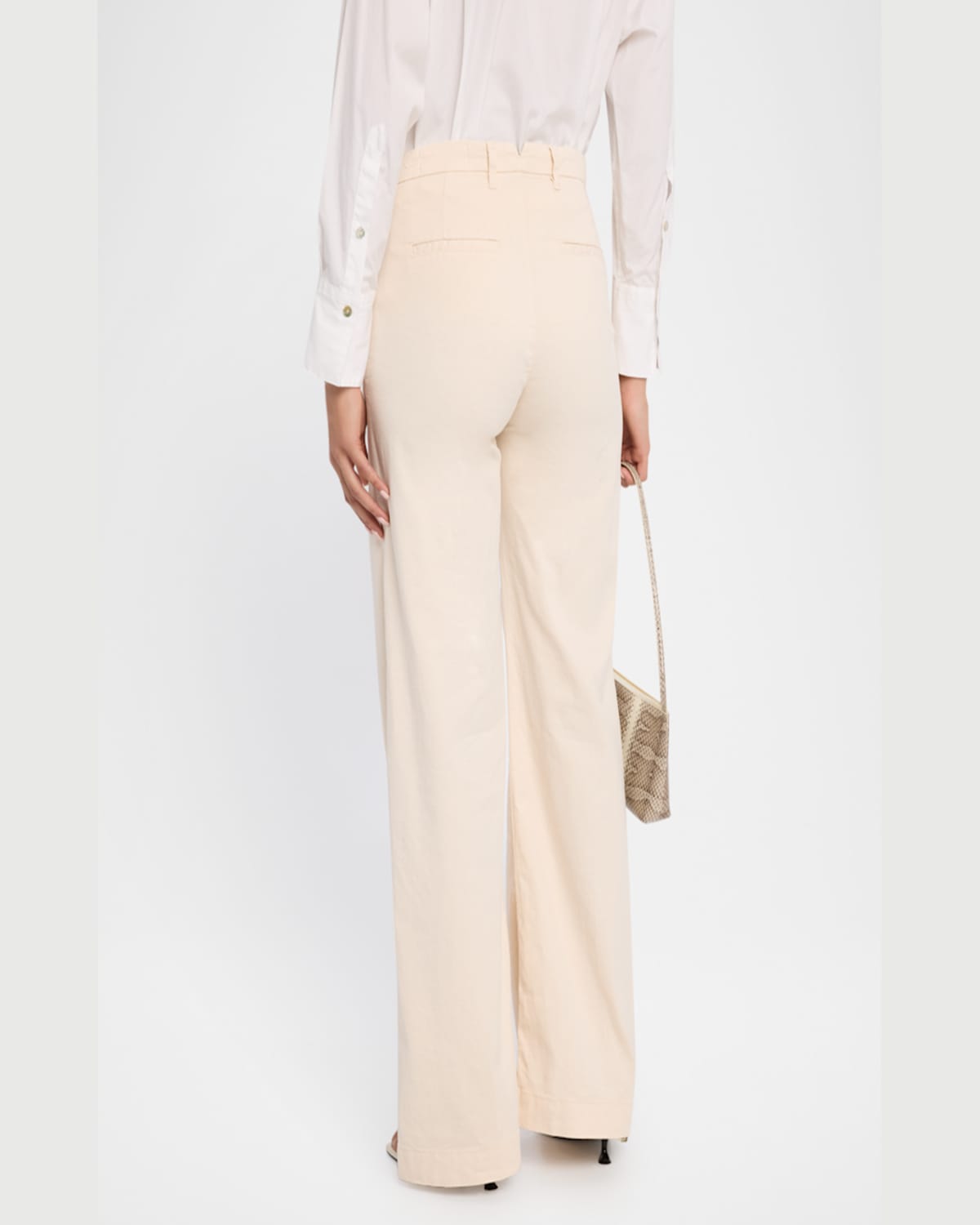 Kobi Halperin Shay Wide-leg Linen Blend Pants In Ecru