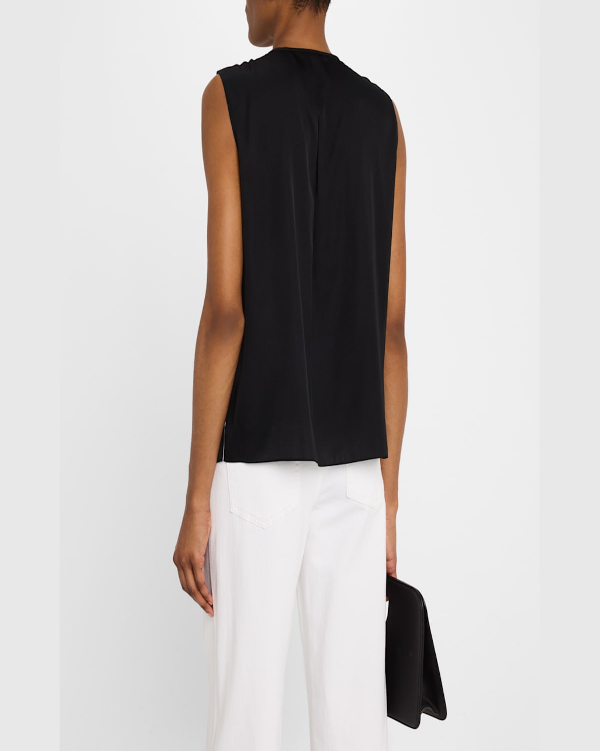 Kobi Halperin Robi Sleeveless Embroidered Blouse In Black