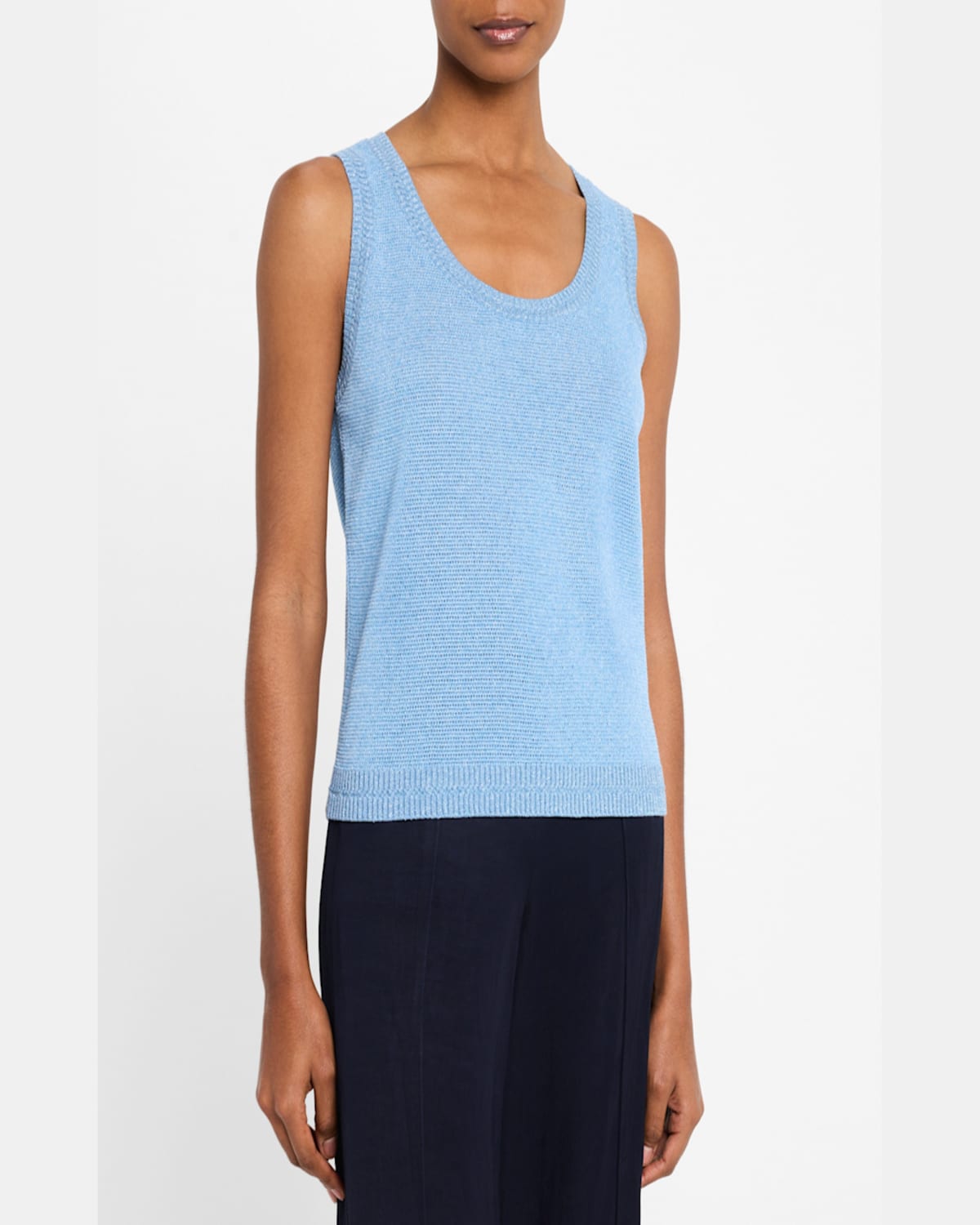 Kobi Halperin Heidi Scoop-neck Knit Sweater In Dark Blue
