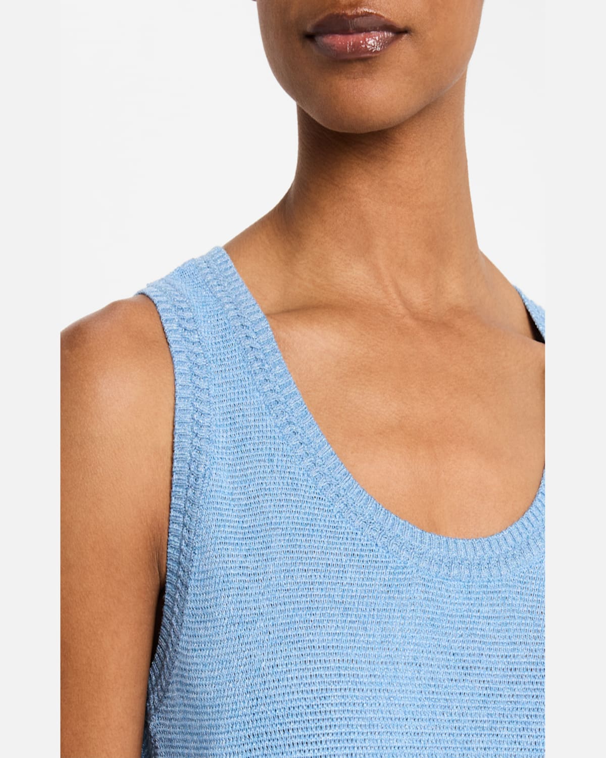 Kobi Halperin Heidi Scoop-neck Knit Sweater In Dark Blue