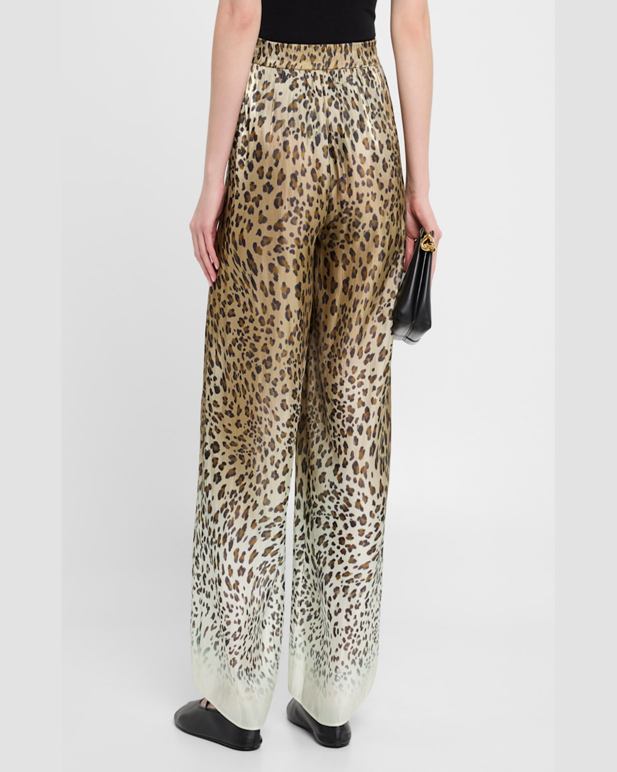 Kobi Halperin Michal Ombre Leopard-print Pants In Multi