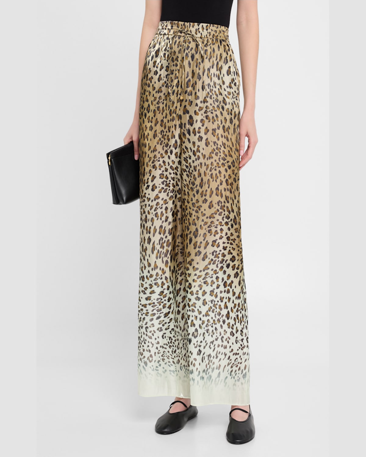 Kobi Halperin Michal Ombre Leopard-print Pants In Multi