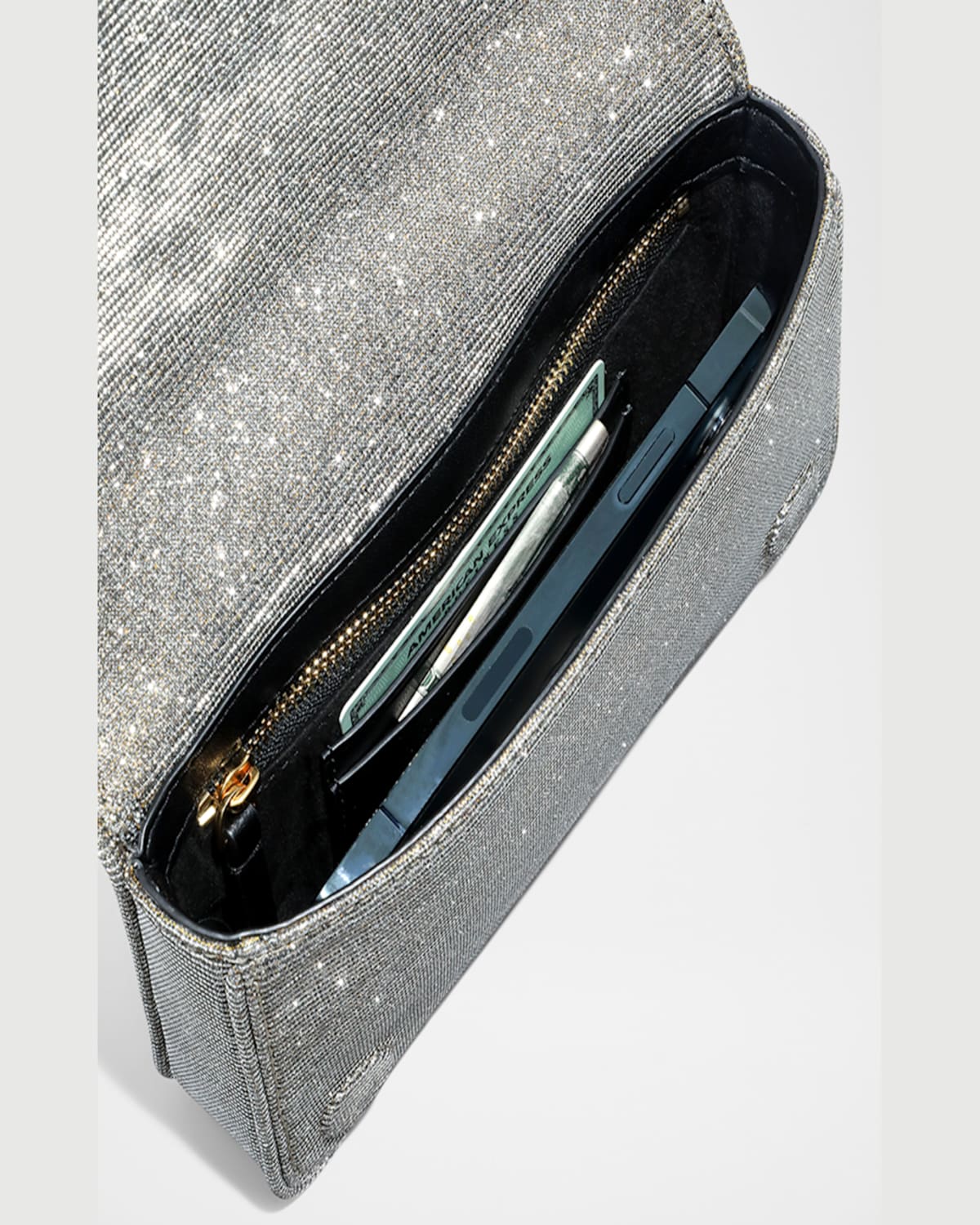 ALEXIS BITTAR LACE-UP GLITTER WRISTLET 