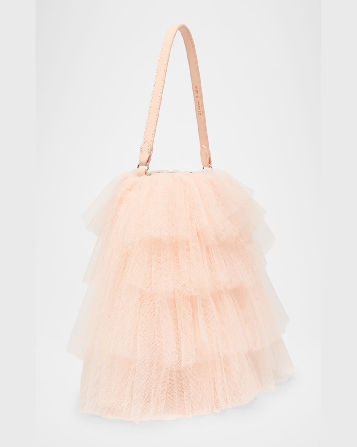 Simone Rocha Mini Frilly Tutu Top-handle Bag In Ballet Nude