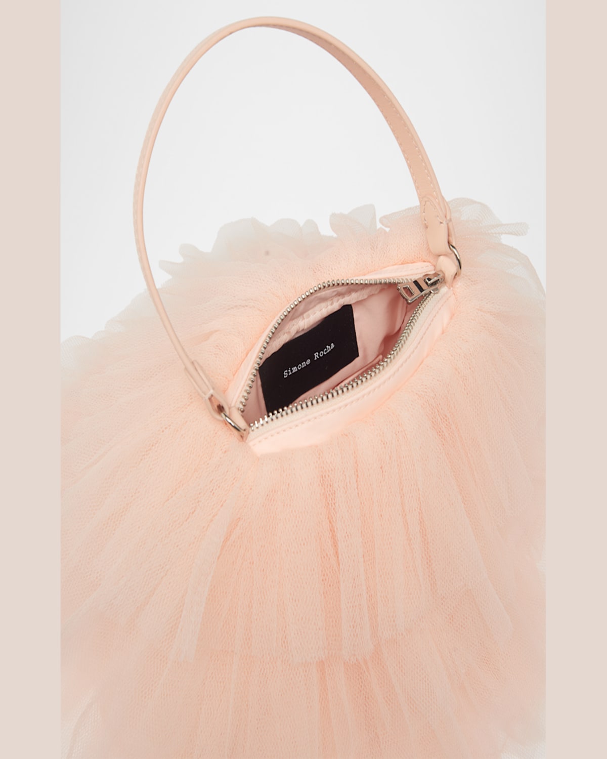 Simone Rocha Mini Frilly Tutu Top-handle Bag In Ballet Nude