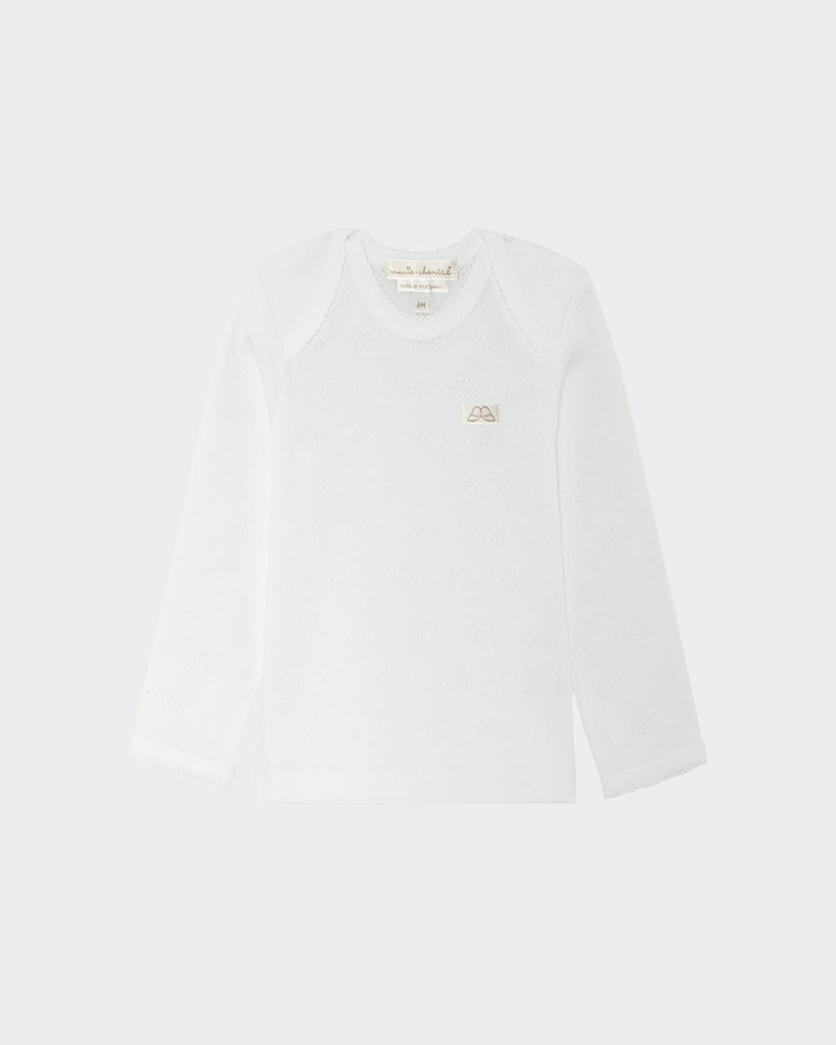 Shop Marie Chantal Kid's Embroidered Two-piece Set In White
