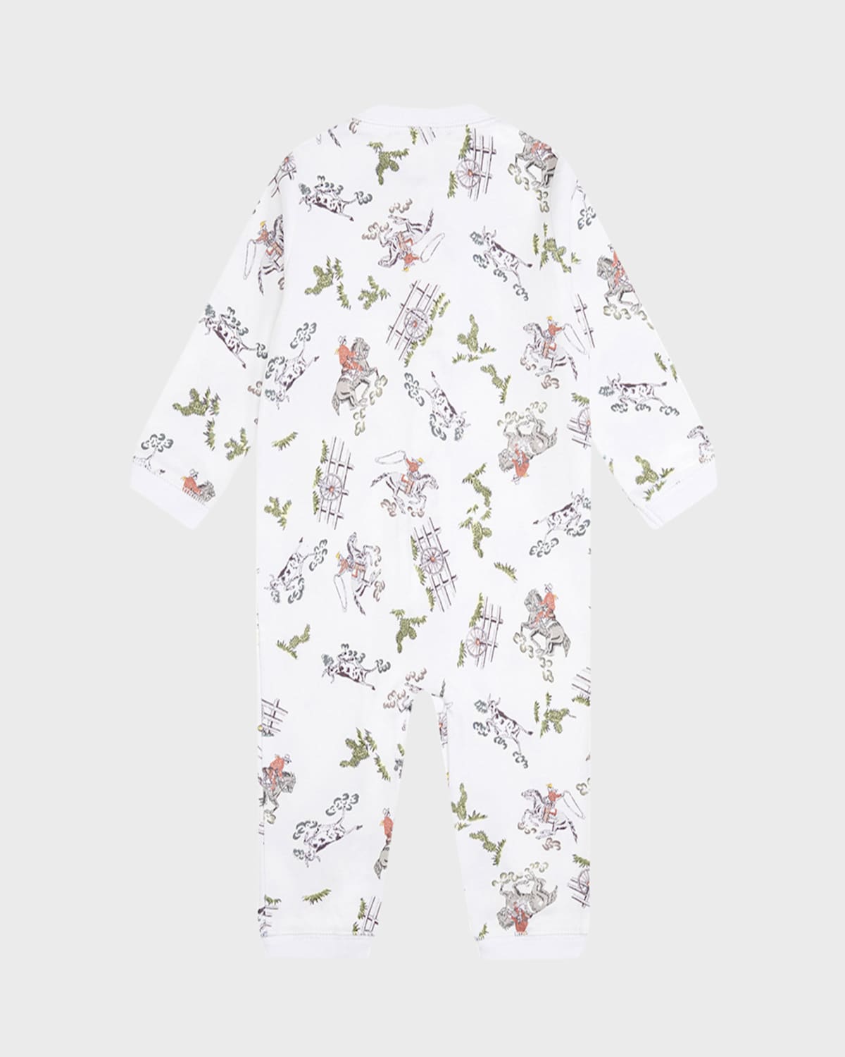 Marie Chantal Boy's Dalton Printed Coverall In Off White