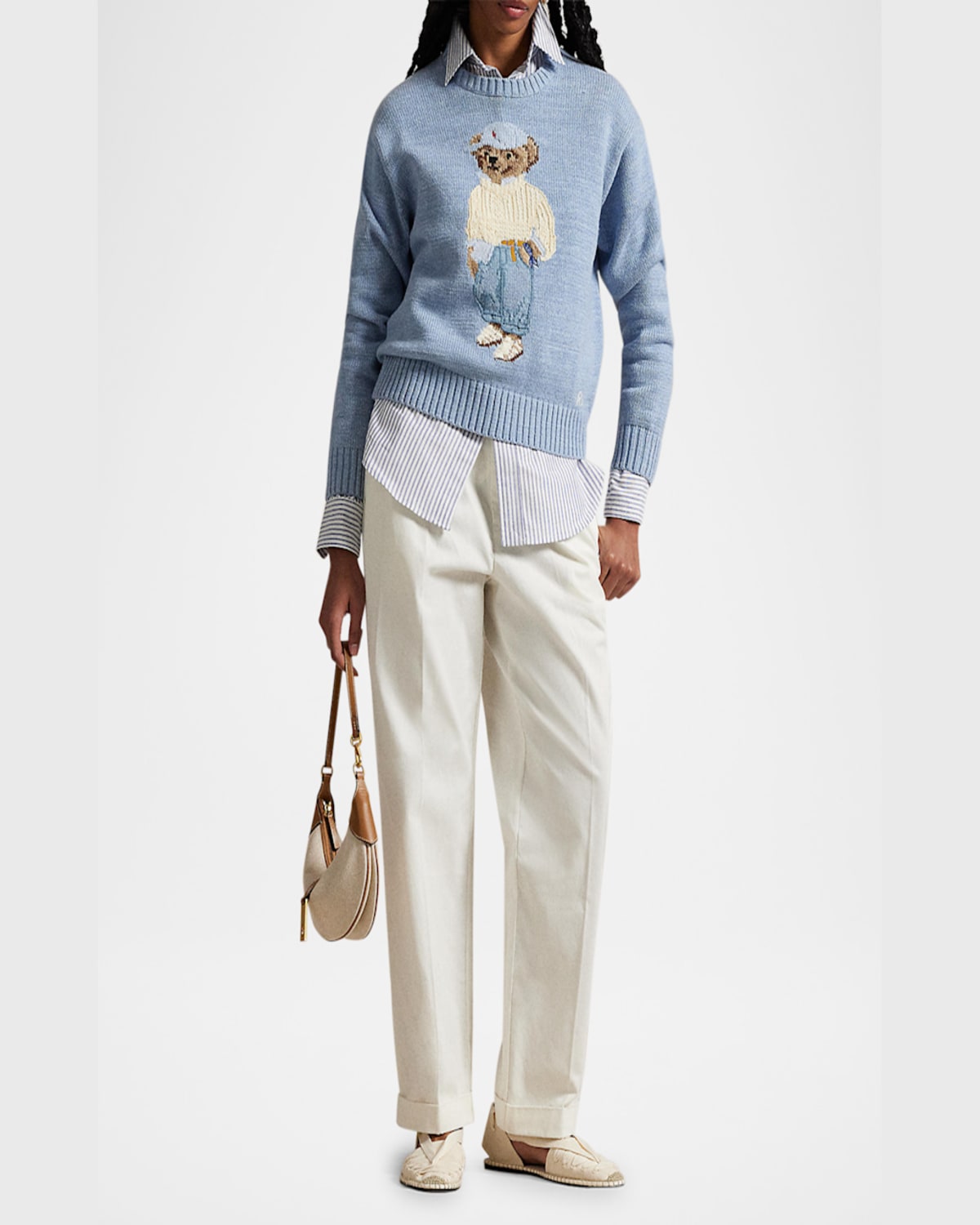POLO RALPH LAUREN POLO BEAR CREWNECK SWEATER 
