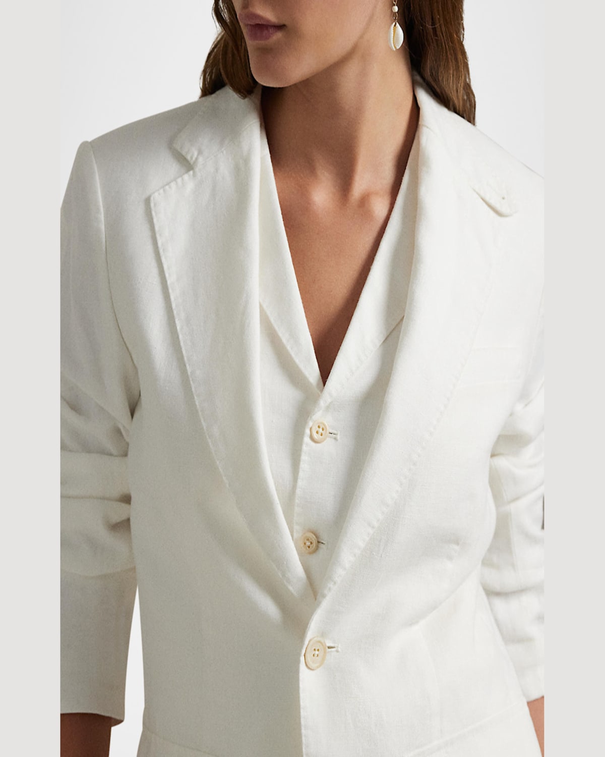 Polo Ralph Lauren Single-breasted Linen Blazer In Nevis