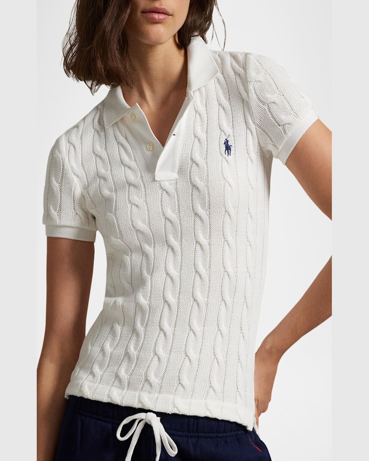 Polo Ralph Lauren Woman Sweater White Size Xl Cotton In White