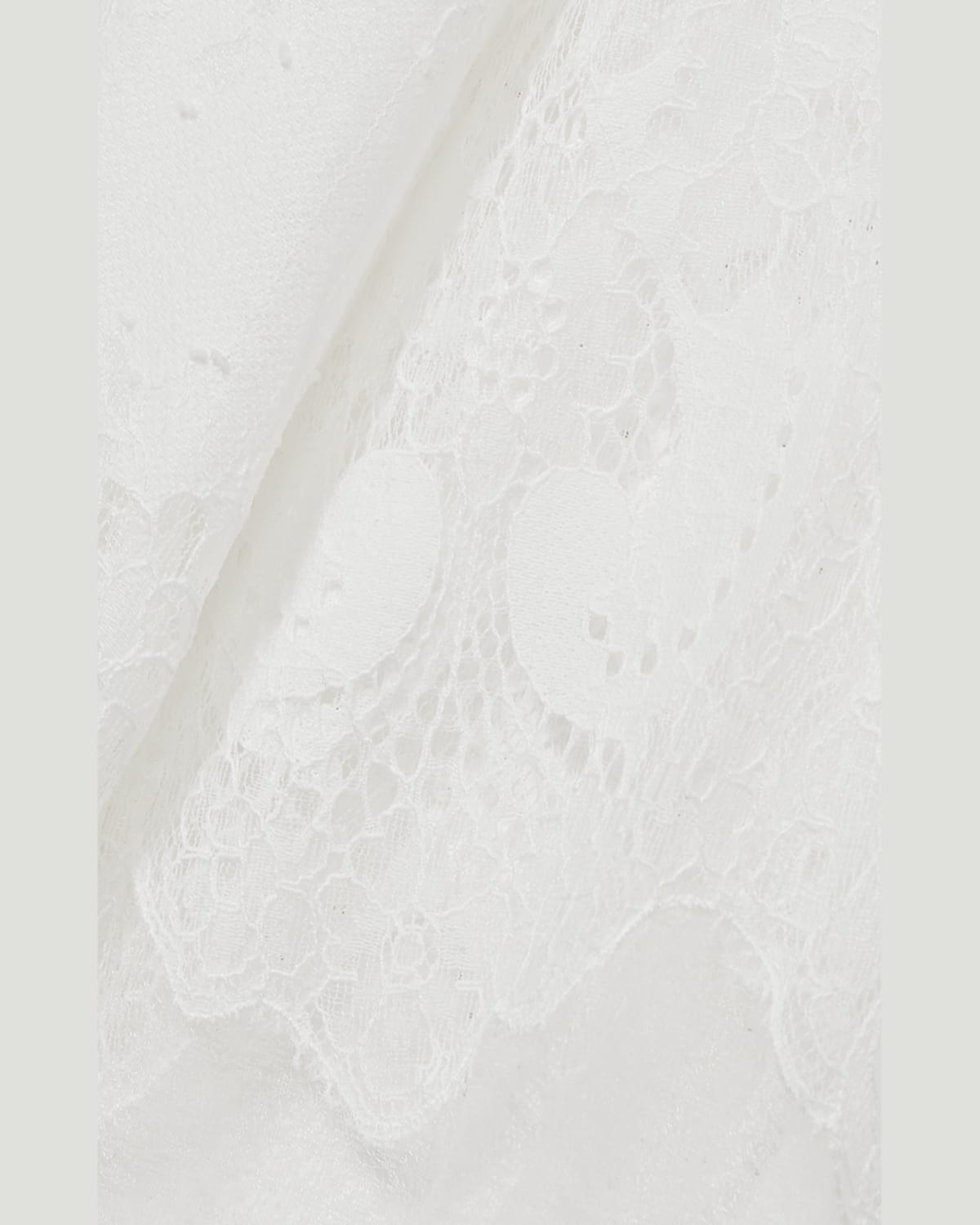 Reiss Emilia Guipure Lace Top In Ivory
