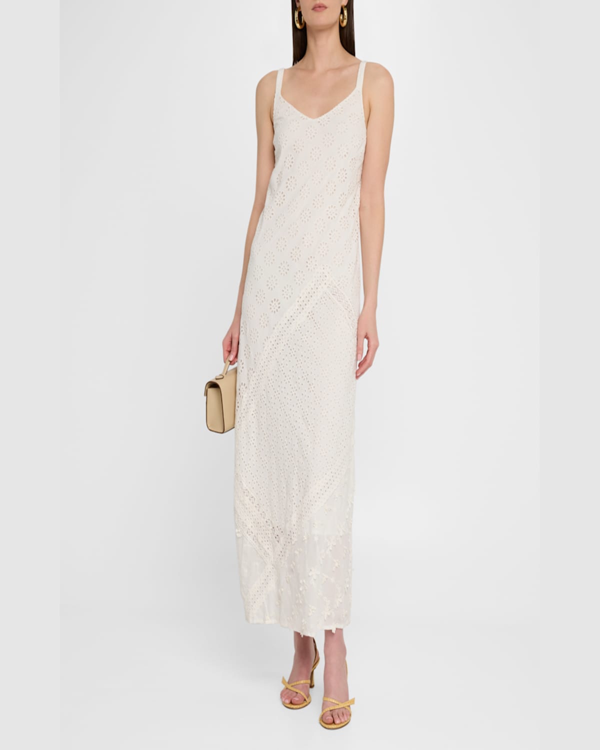 Johnny Was Gigi Eyelet Embroidered Maxi Dress