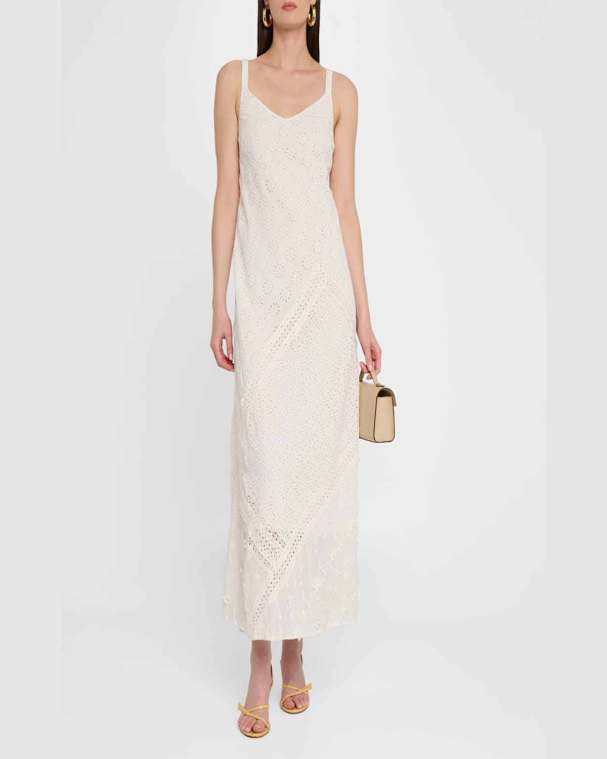 Johnny Was Gigi Eyelet Embroidered Maxi Dress