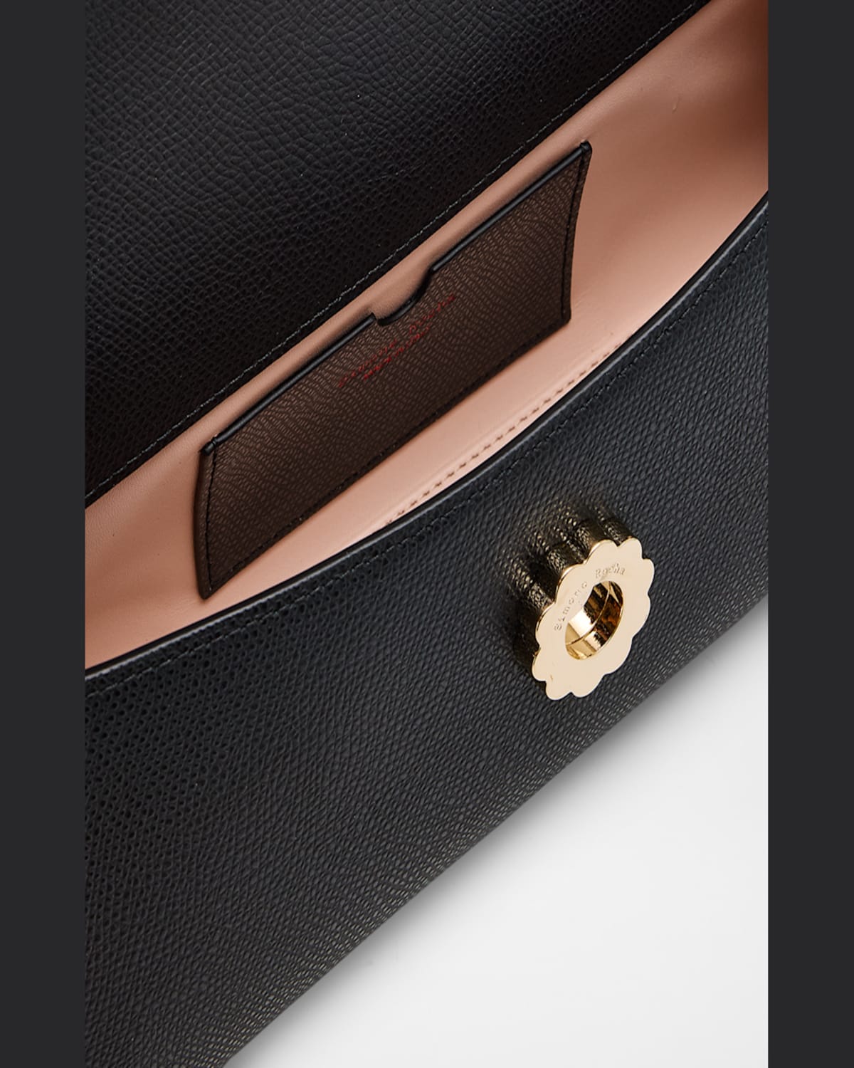 Simone Rocha Valentine Pearly Bow Leather Shoulder Bag In Black Pearl