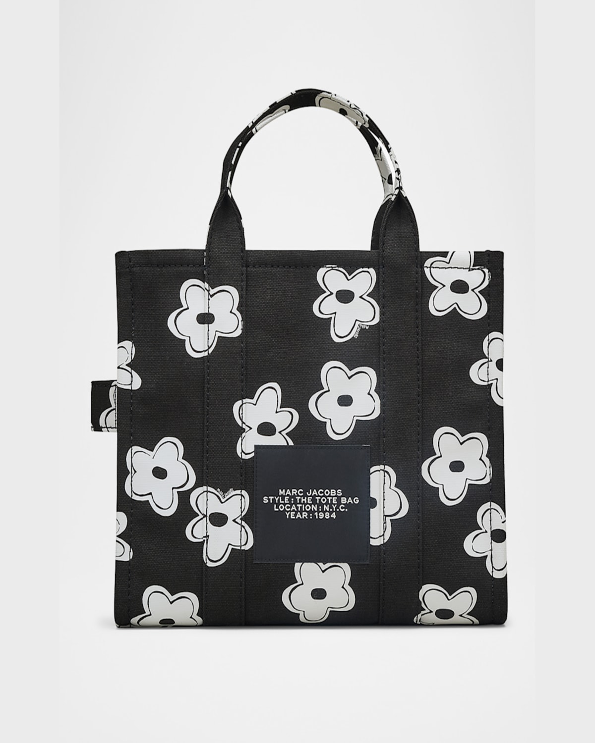 Shop Marc Jacobs The Medium Tote Bag In Blackwhite