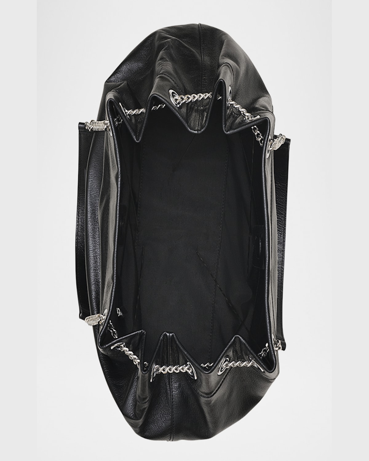 Marc Jacobs Structured Black Shoulder Bag With Drawstring Closure In Black