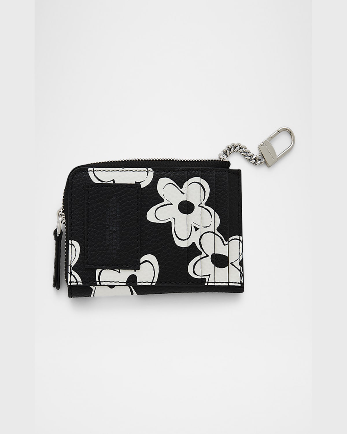 Marc Jacobs The Daisy Top Zip Multi Wallet In Blackwhite