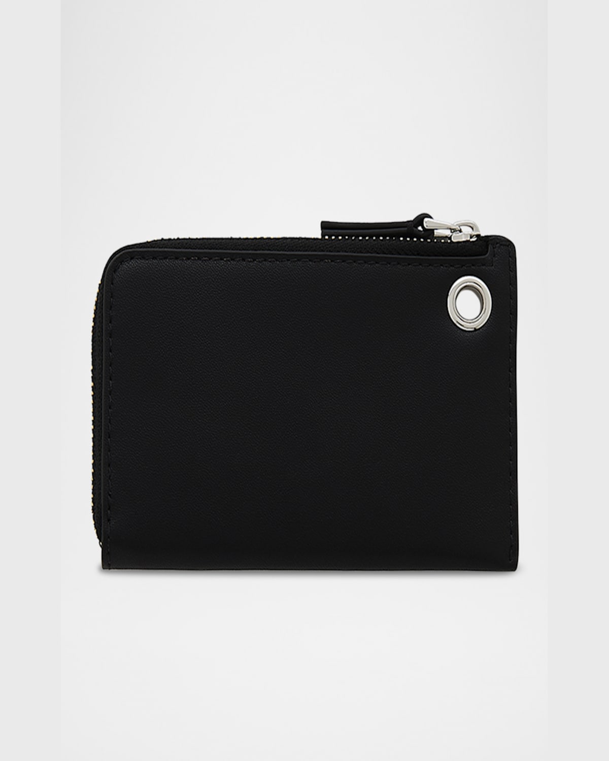 Marc Jacobs Zippered Wallet With Pendant In Black