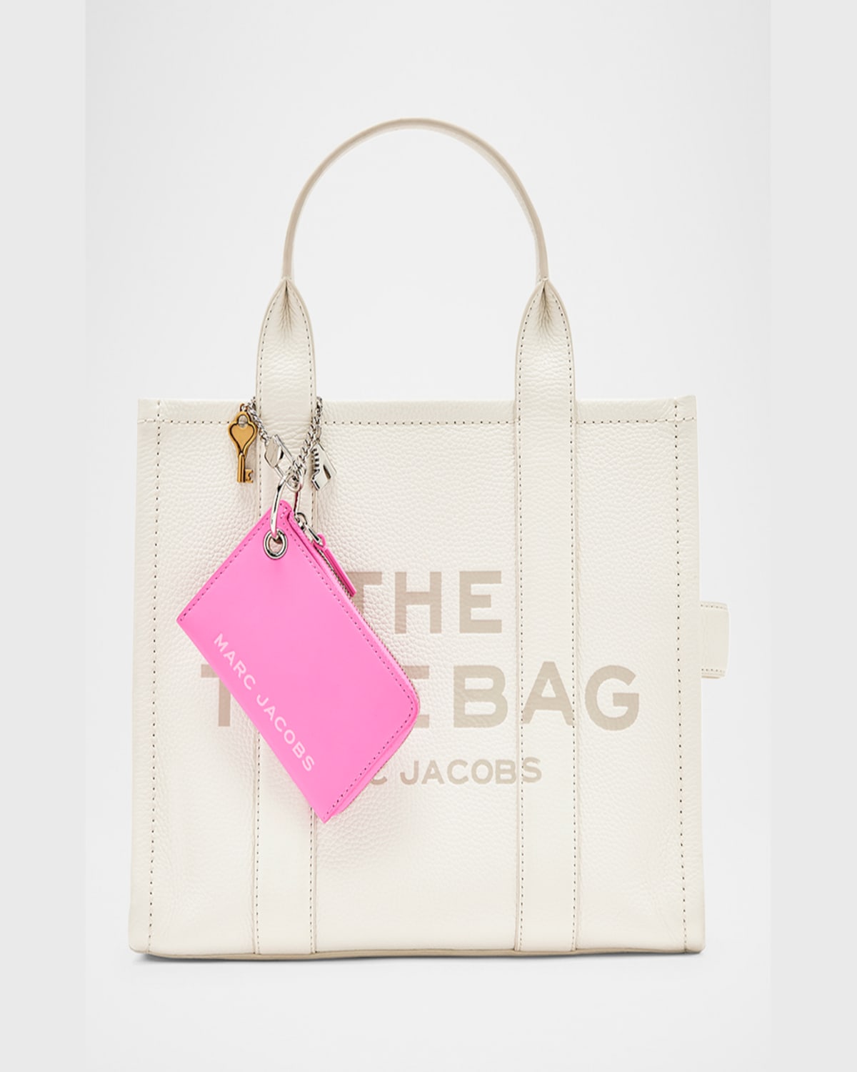 Marc Jacobs The Coin Charm Case In Bow Pink