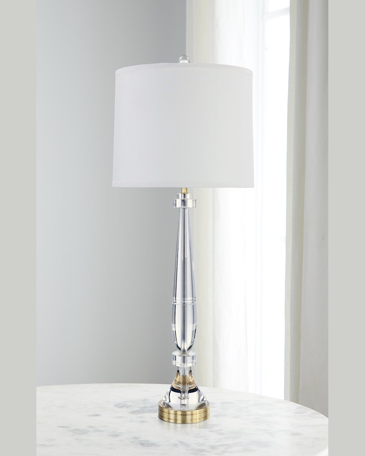 John-richard Collection Grazia Table Lamp In Clear