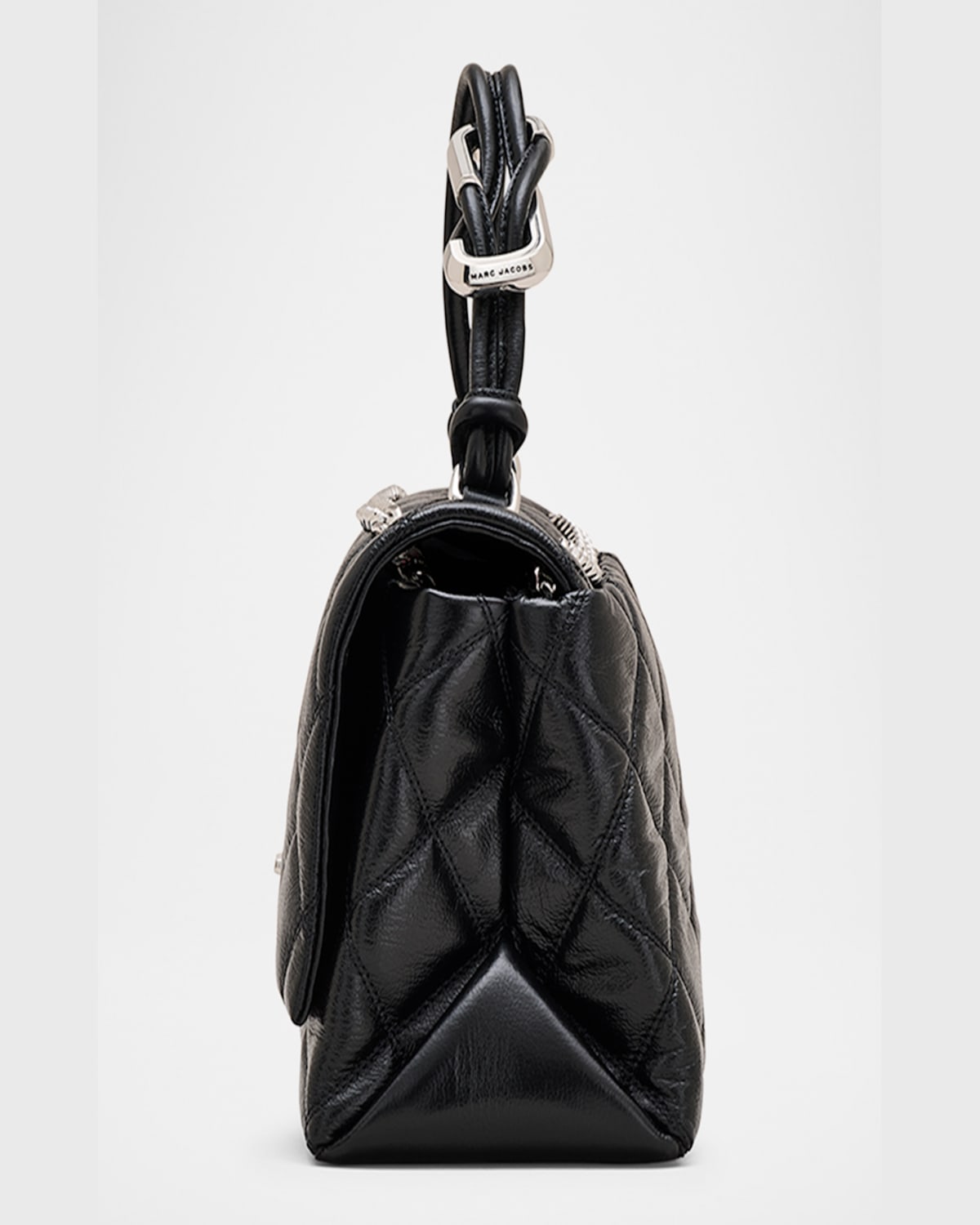 Marc Jacobs The Dual Chain Diamond Quilted Convertible Leather Shoulder Bag